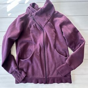 lululemon asymmetrical zip fleece